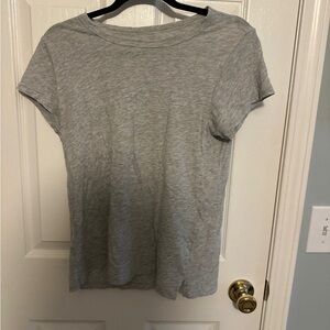 Aerie Gray Fitted Short Sleeve T-Shirt